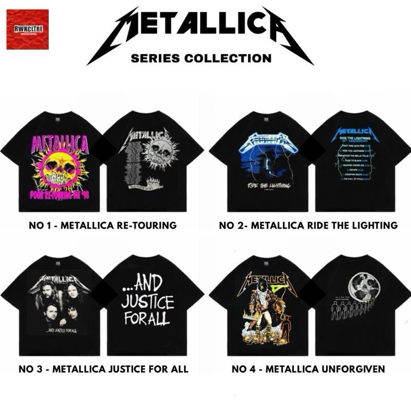 Tshirt Band Metallica Series