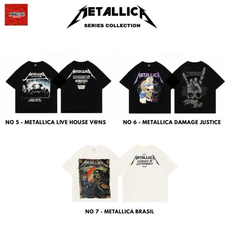 Tshirt Band Metallica Series